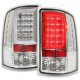 GMC Sierra 2007-2013 Custom LED Tail Lights Chrome Clear