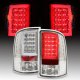 GMC Sierra 2500HD 2007-2014 Custom LED Tail Lights Chrome Clear