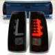 Chevy Silverado 2500 1999-2002 Black Smoked LED Tail Lights