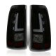 GMC Sierra 1500HD 2001-2006 Black Smoked LED Tail Lights