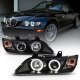 BMW Z3 1996-2002 Black Dual Halo Projector Headlights