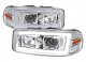 GMC Sierra 3500 2001-2006 Chrome Projector Headlights