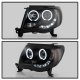 Toyota Tacoma 2005-2011 Black Smoked CCFL Halo Projector Headlights LED