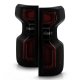 Chevy Silverado 2500HD 2020-2023 Black Smoked LED Tail Lights