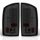 Dodge Ram 2500 2007-2009 LED Tail Lights Smoked