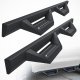 Chevy Silverado 1500 Crew Cab 2019-2025 Black Nerf Bars