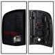 Chevy Silverado 3500HD 2007-2014 Black Smoked LED Tail Lights