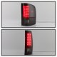 Chevy Silverado 3500HD 2007-2014 Black Smoked LED Tail Lights