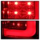 GMC Sierra 2500HD 2007-2014 Red and Clear LED Tail Lights Tube