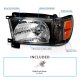 Toyota 4Runner 1996-1998 Black Headlights and Corner Lights