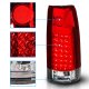 Cadillac Escalade 1999-2000 LED Tail Lights Red and Clear