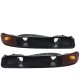 GMC Sierra 2500HD 2001-2006 Black Front Bumper Lights