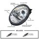 VW Beetle 1998-2005 Clear Halo Projector Headlights