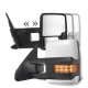 Toyota Tundra 2007-2013 White Towing Mirrors LED Lights Power Heated