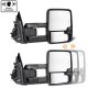 Toyota Tundra 2007-2013 Chrome Tow Mirrors Smoked Switchback LED DRL Sequential Signal