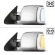 Toyota Tundra 2007-2013 Chrome Towing Mirrors Switchback LED Sequential Signal