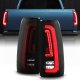 Chevy 2500 Pickup 1988-1998 Black Smoked LED Tail Lights