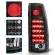 GMC Sierra 3500 1988-1998 Black LED Tail Lights