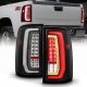 GMC Sierra 2500HD 2007-2014 Black Clear LED Tail Lights