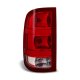 GMC Sierra 2500HD 2007-2014 Red and Clear Euro Tail Lights