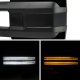 Dodge Ram 2500 2019-2022 Glossy Black Tow Mirrors Smoked Switchback LED DRL Sequential Signal