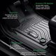 GMC Canyon 2023-2024 Floor Liners Rubber Black