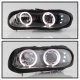 Chevy Camaro 1998-2002 Black Dual Halo Projector Headlights with LED