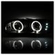 Chevy Camaro 1998-2002 Black Dual Halo Projector Headlights with LED