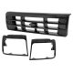 Ford F250 1992-1996 Black Grille Headlight Trim Set