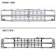 Chevy 1500 Pickup 1988-1993 Chrome Replacement Grille