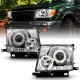 Toyota Tacoma 1997-2000 Clear Dual Halo Projector Headlights with LED