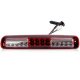 Chevy Silverado 2500HD 2001-2006 Red Clear LED Third Brake Light