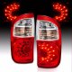 Toyota Tundra Double Cab 2004-2006 LED Tail Lights Red and Clear