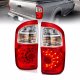 Toyota Tundra Double Cab 2004-2006 LED Tail Lights Red and Clear