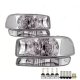 GMC Sierra 1500HD 2001-2006 Clear LED Headlight Bulbs Complete Kit