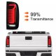 Chevy Colorado 2015-2022 Black Smoked Tube LED Tail Lights