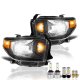 Toyota Tundra 2014-2017 Black LED Headlight Bulbs Set Complete Kit