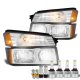 Chevy Avalanche 2002-2006 Body Cladding Headlights LED Bulbs Complete Kit