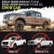 Nissan Titan Crew Cab 2016-2024 Black Nerf Bars