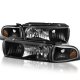 Chevy Impala 1991-1996 Black Headlights Corner Lights