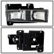 GMC Suburban 1994-1999 Black Euro Headlights and Bumper Lights