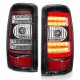 GMC Yukon XL Denali 2001-2006 Black LED Tail Lights