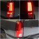 Chevy Silverado 2003-2006 Red and Clear LED Tail Lights