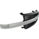 Chevy Silverado 3500HD 2001-2002 Chrome and Black Replacement Grille