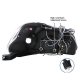 Honda Civic 1996-1998 Clear Dual Halo Projector Headlights with LED