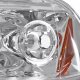 Honda Civic 1996-1998 Clear Dual Halo Projector Headlights with LED