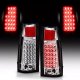 GMC Sierra 1988-1998 LED Tail Lights Chrome