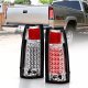 Chevy Blazer Full Size 1992-1994 LED Tail Lights Chrome
