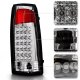 Chevy Suburban 1992-1999 LED Tail Lights Chrome