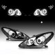 Lexus ES330 2004 Black Projector Headlights Halo LED